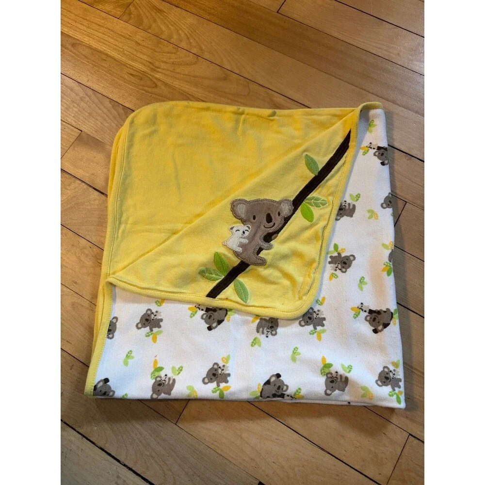 Gymboree brand new baby line koala cotton reversible blanket